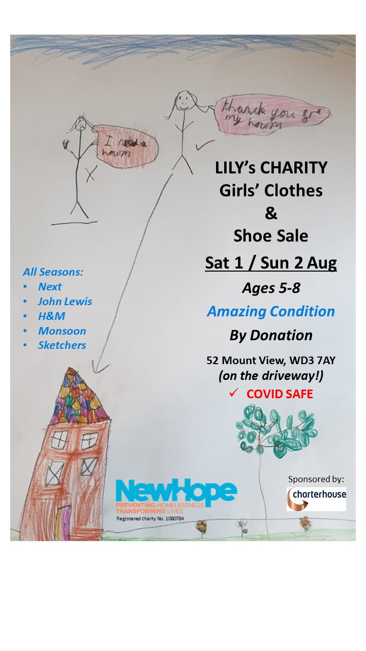 New Hope Charity Clothes sales