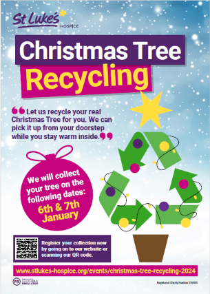 St Lukes Christmas Tree Recycling